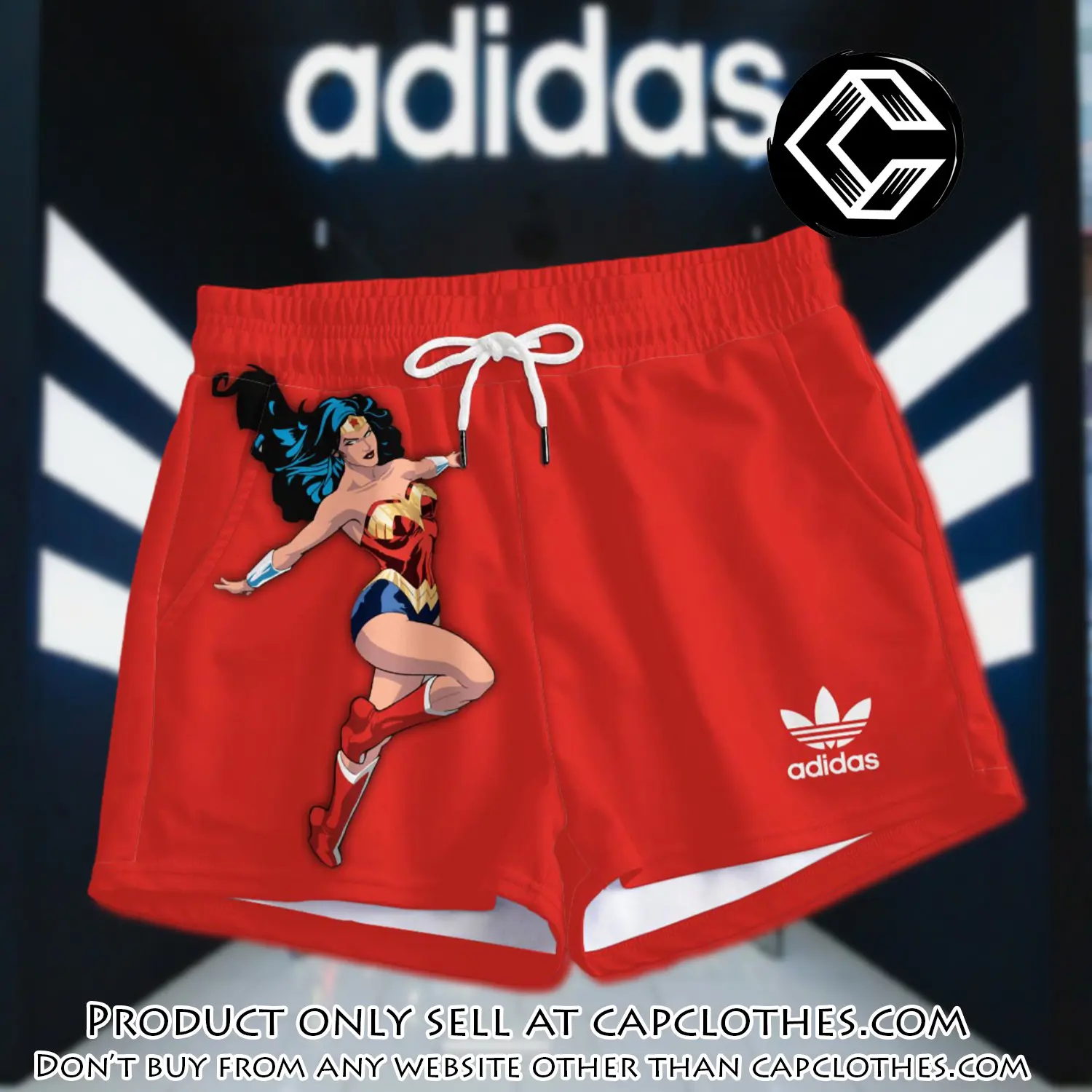 Premium wonder woman in adidas women shorts lady beach shorts wms1071 cc1942066